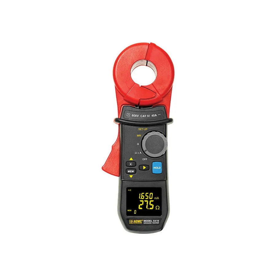 Testador de Resistência de Aterramento AEMC 6416
