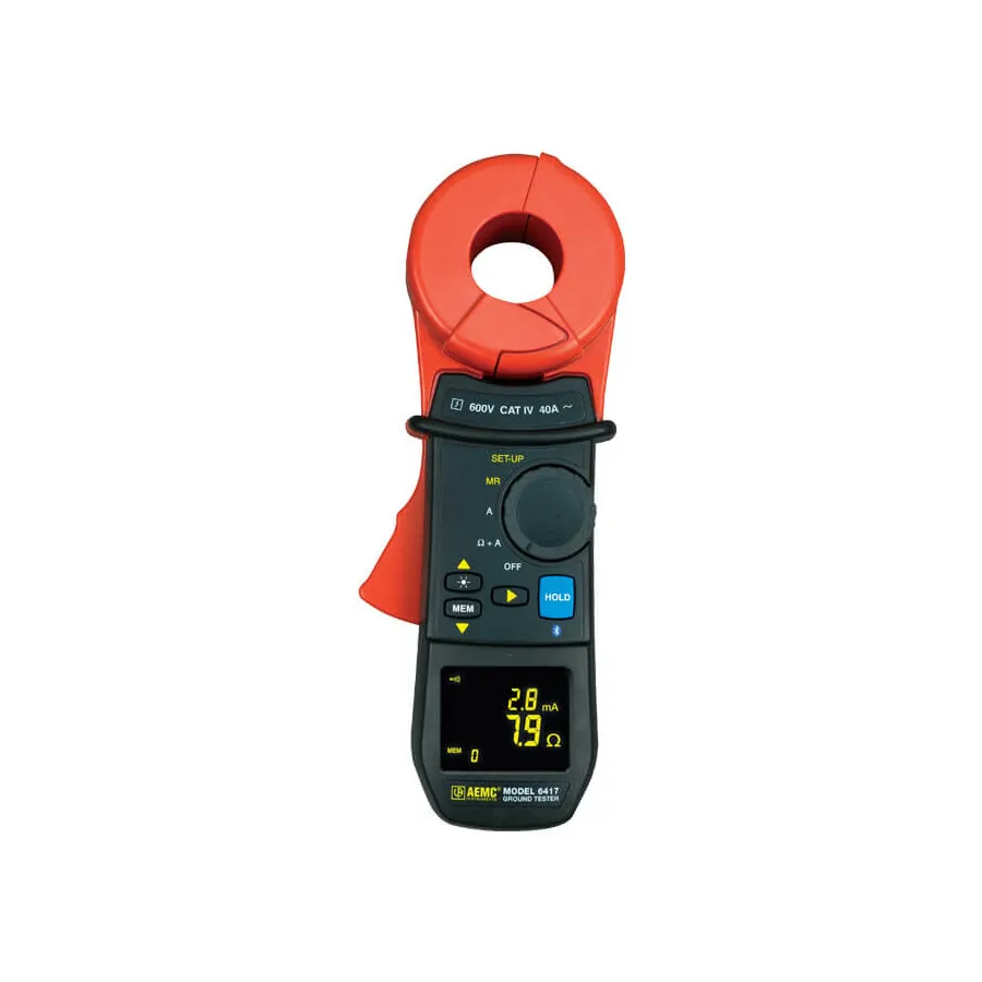 Testador de Resistência de Aterramento Tipo Alicate AEMC 6417