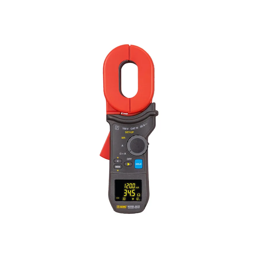 Testador de Resistência de Aterramento Tipo Alicate AEMC 6418