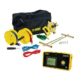 Testador de Resistência de Aterramento AEMC 6422-KIT-150FT
