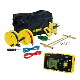 Testador de Resistência de Aterramento AEMC 6424-KIT-150FT