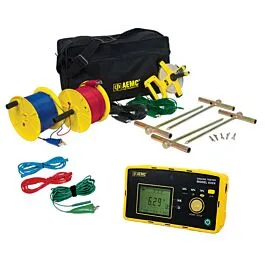 Testador de Resistência de Aterramento AEMC 6424-KIT-300FT
