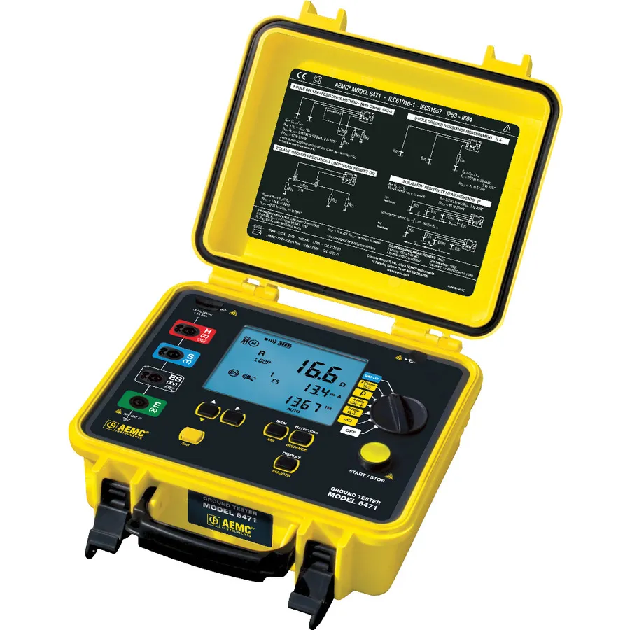 Testador de Resistência de Aterramento AEMC 6471