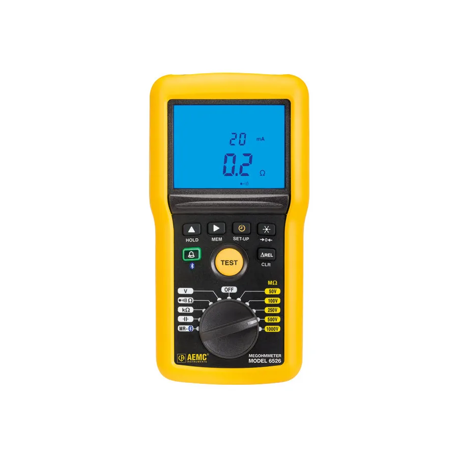 Megaohmímetro AEMC 6526