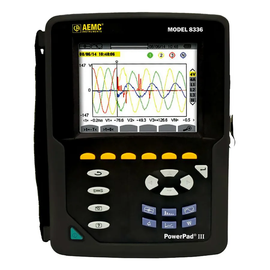 Analisador de Qualidade de Energia AEMC 8336 PowerPad III