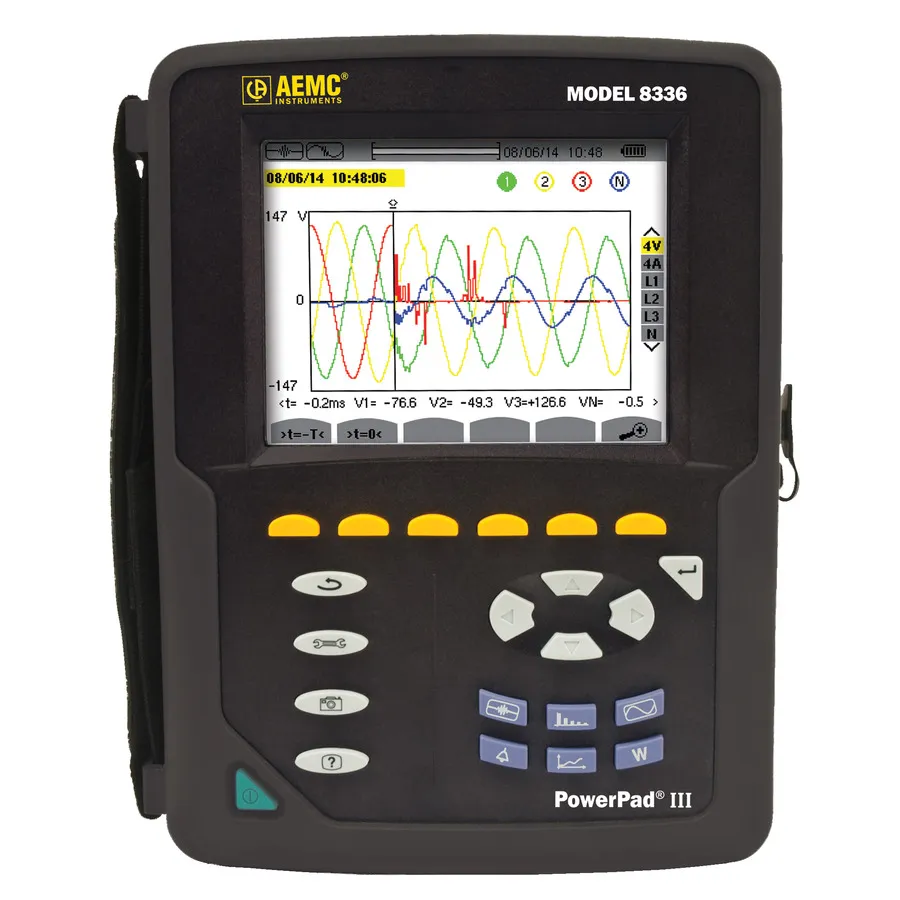 Analisador de Qualidade de Energia AEMC 8336 PowerPad III