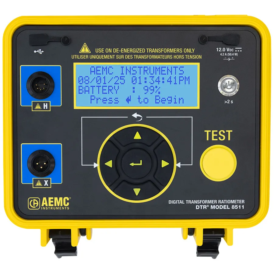 Ratímetro Digital de Transformador AEMC DTR 8511
