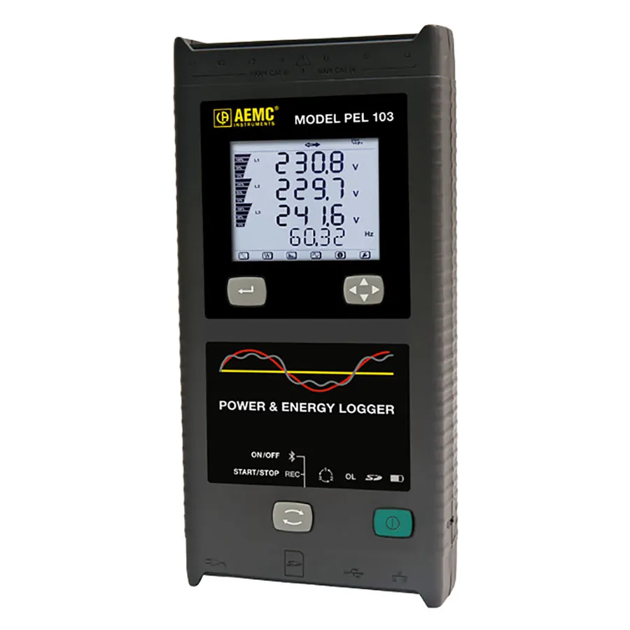 Logger AEMC PEL 103 de Potência e Energia