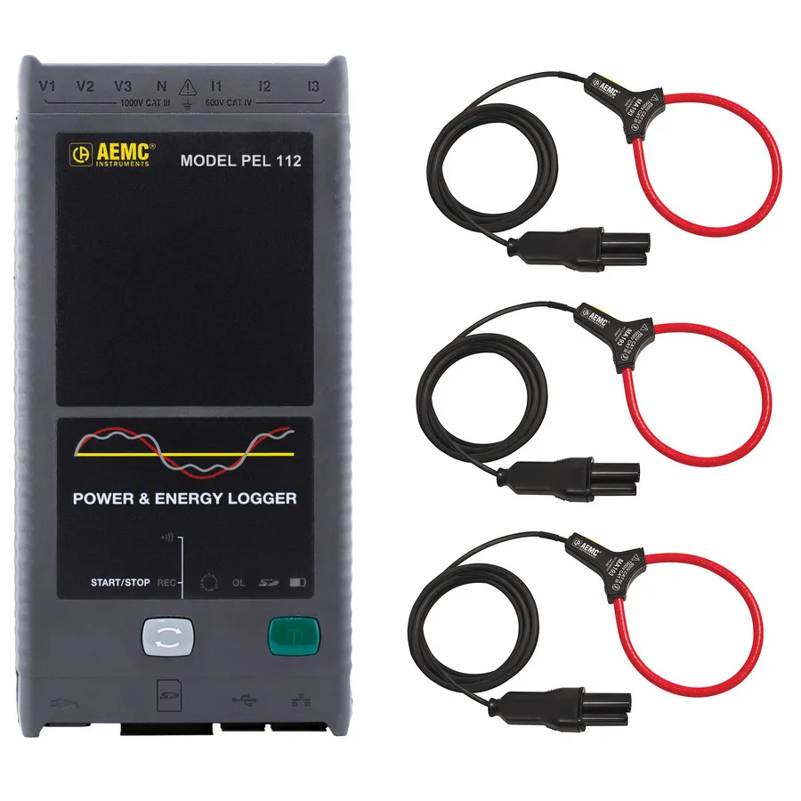 Logger AEMC PEL 112 de Potência e Energia