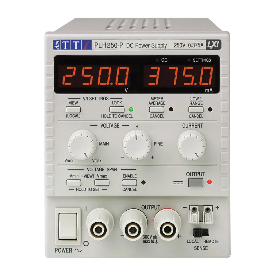 Fonte de Alimentação DC Aim TTi PLH250-P