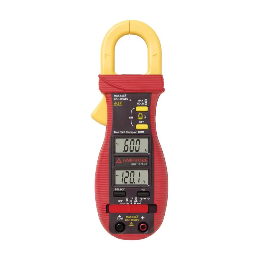 Multímetro de Pinça AC/DC Amprobe ACD-14 PLUS com Display Duplo