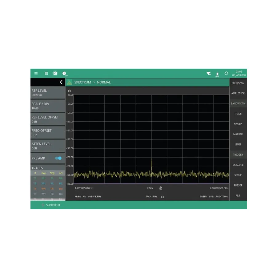Atualização de Software Preamplificador Anritsu MS2070A-3008