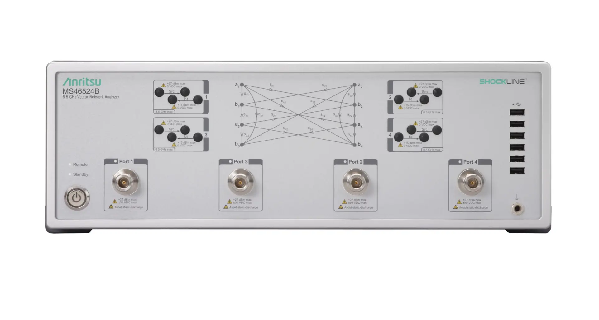 Analisador de Rede Vetorial de 4 Portas Anritsu MS46524B