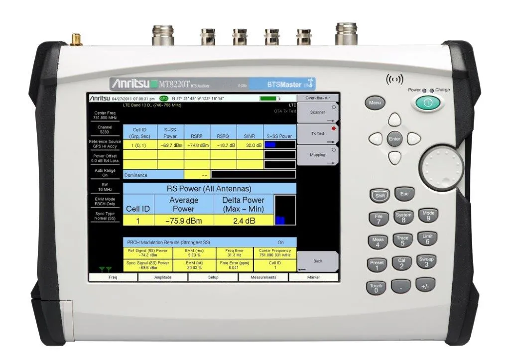 Analisador de Estação Base Anritsu MT8220T