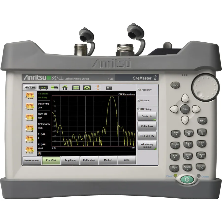 Analizador de Cabos e Antenas Anritsu S331L Site Master