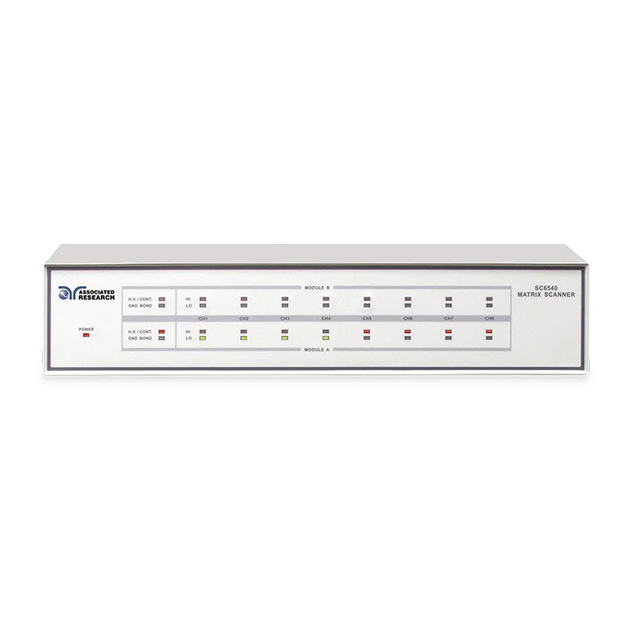 Associated Research SC6540-GN Unidade Principal do Multiplexador