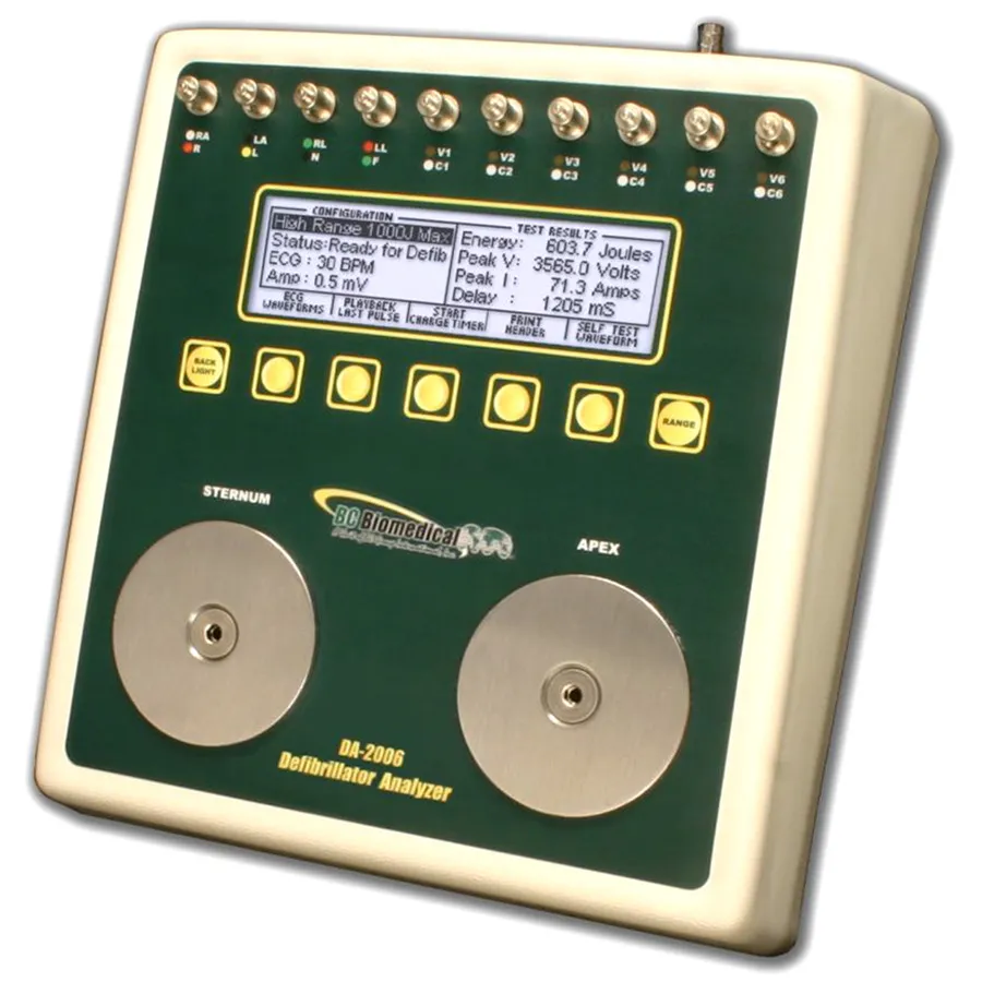 Analisador de Desfibrilador BC Biomedical DA-2006