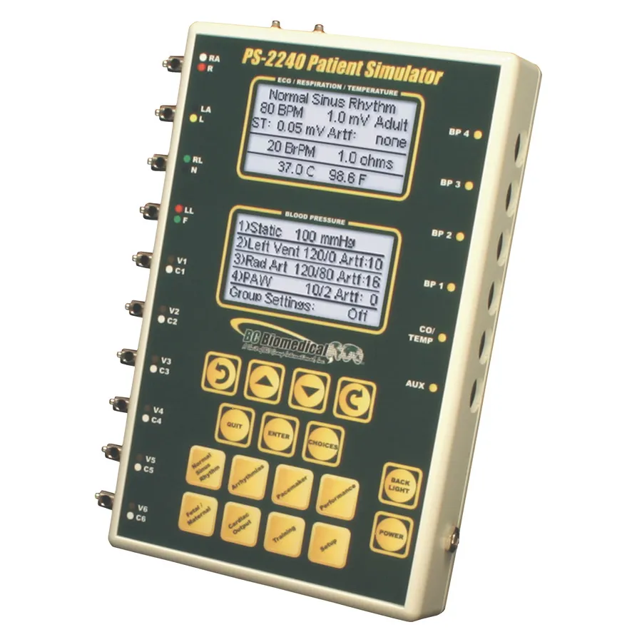 Simulador de Paciente Multi-Parâmetros BC Biomedical PS-2240
