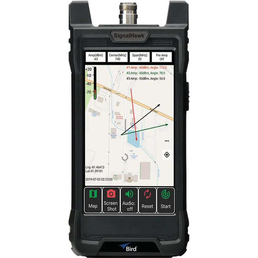 Analisador de Espectro Portátil Bird SH-60S-AOA