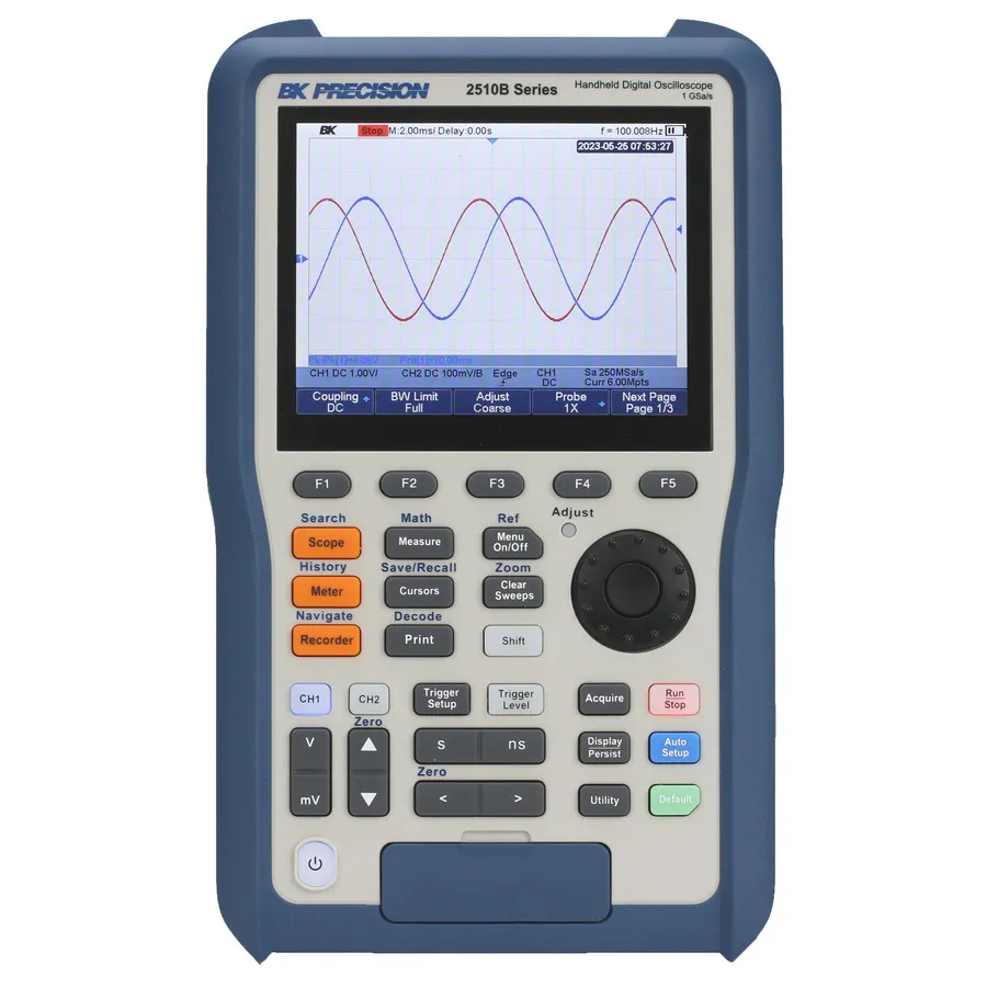 Osciloscópio Digital Portátil de Armazenamento B&K Precision 2516B