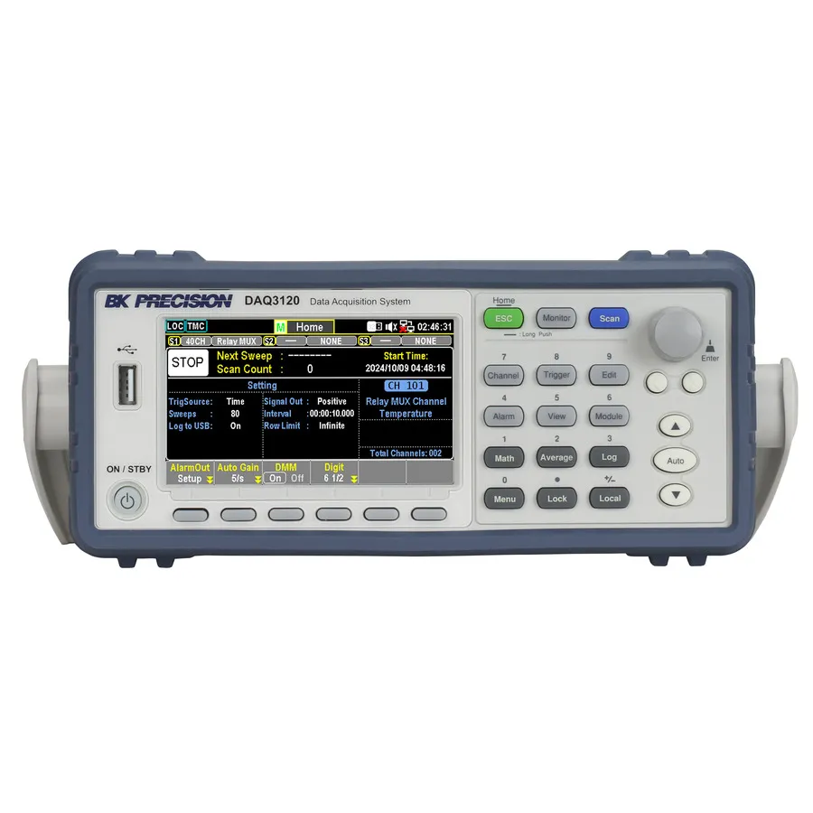 Sistema de Aquisição de Dados de Bancada B&K Precision DAQ3120-GPIB