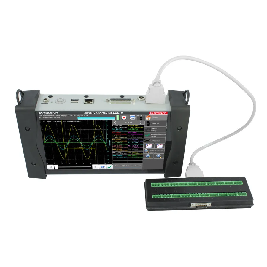 Gravador Portátil Multicanal de Dados B&K Precision DAS240