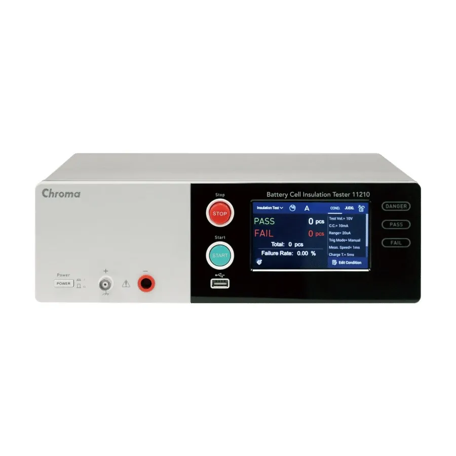 Testador de Isolamento de Célula de Bateria Chroma 11210