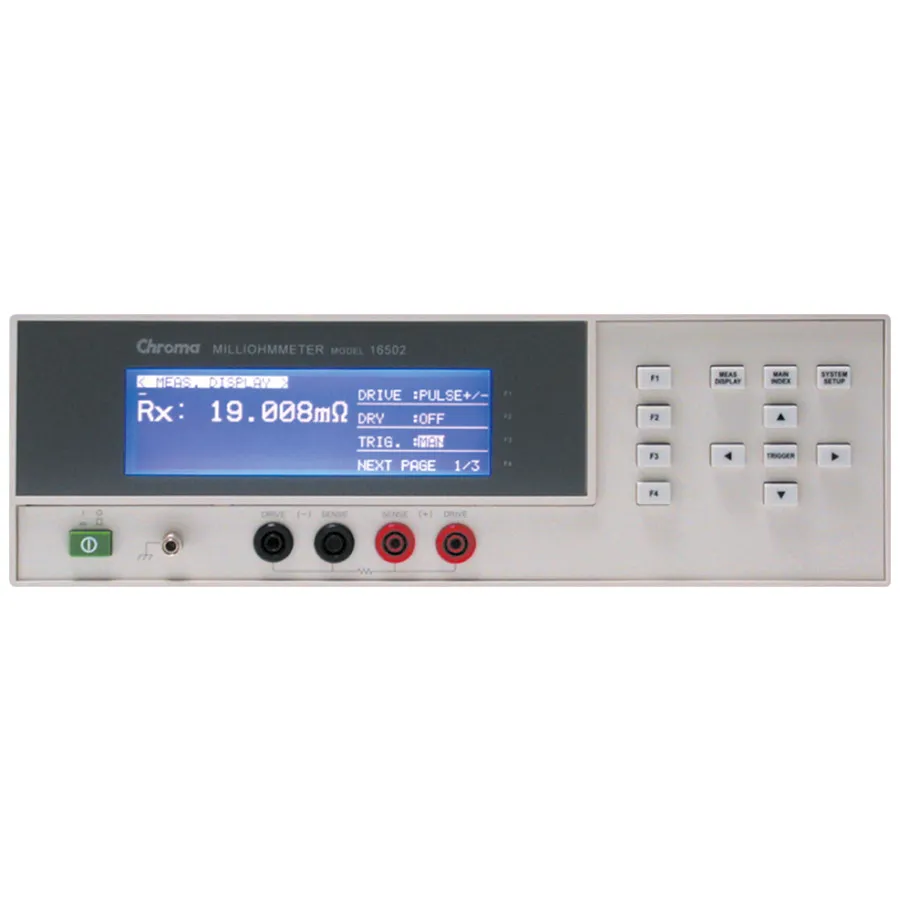 Medidor Miliohmímetro Chroma 16502