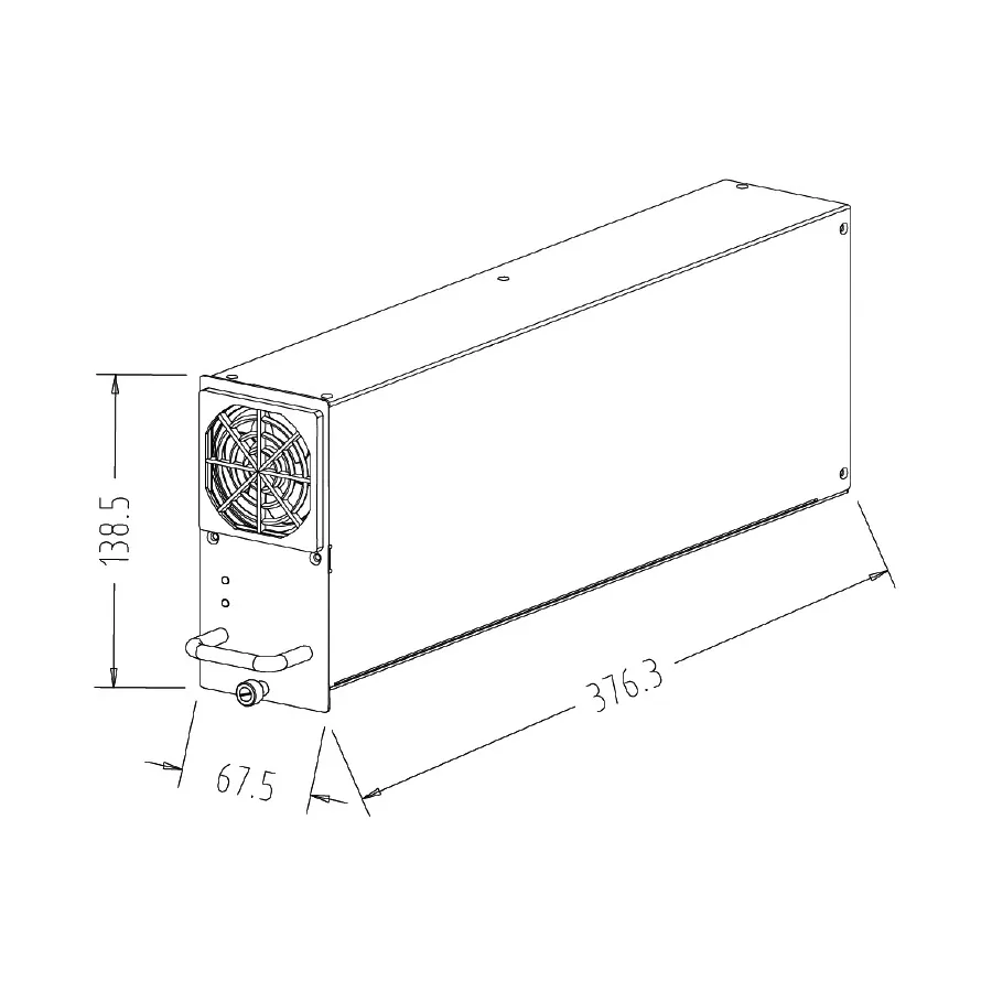 Fonte de Alimentação CC Modular Chroma 62015B-150-10