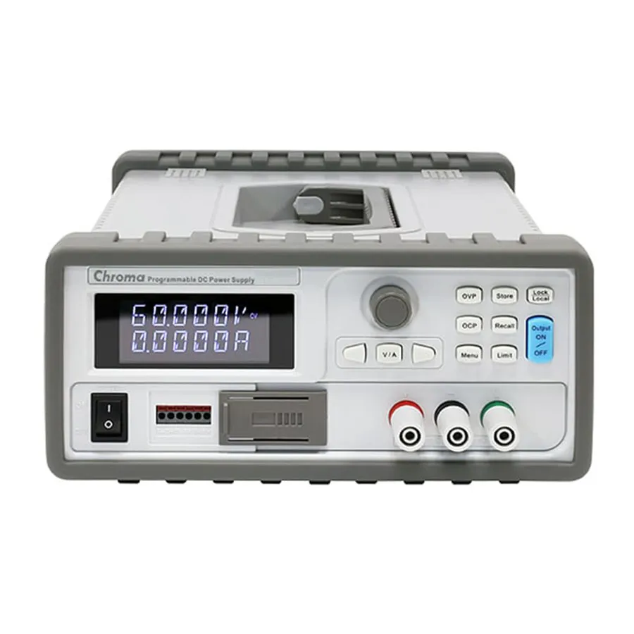 Fonte de Alimentação DC Programável Ethernet Chroma 62015L-60-6
