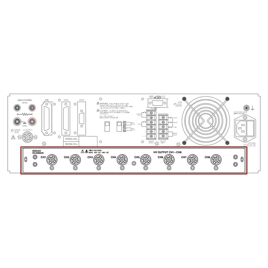 Scanner Hipot Chroma A190304, 8 Portas