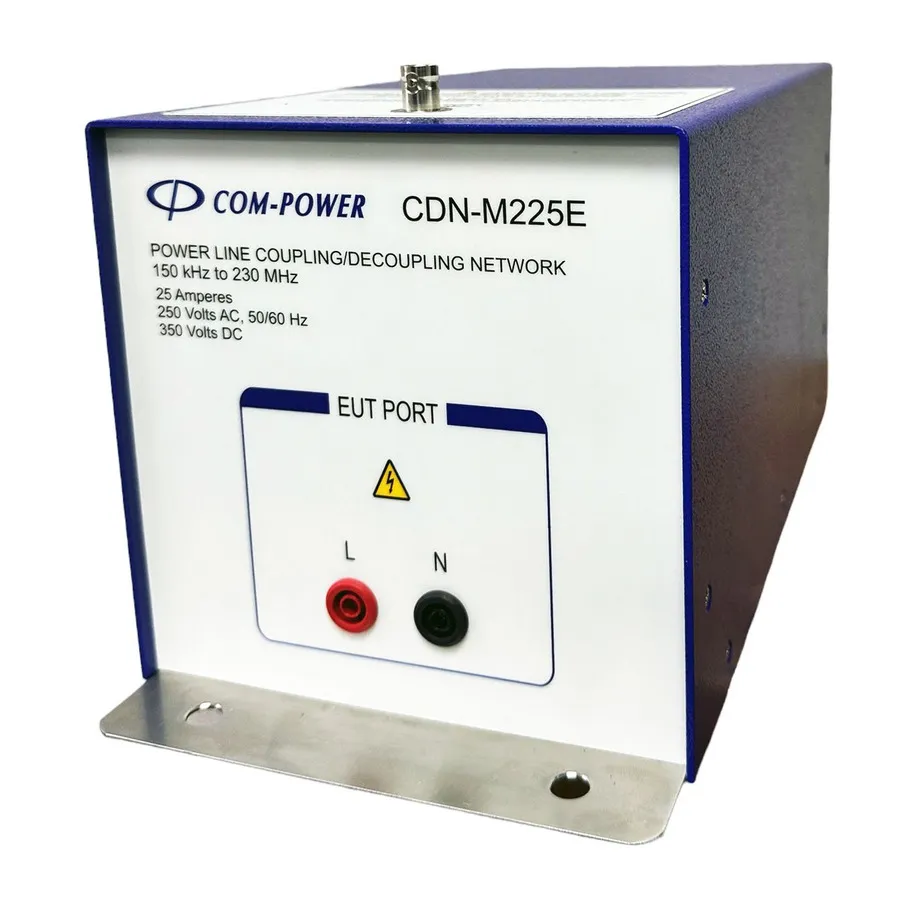 Rede de Acoplamento e Desacoplamento Com-Power CDN-M225E de Linha de Potência