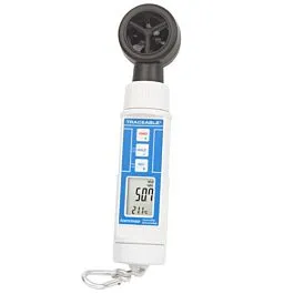 Control Company 3652 Anemômetro de Paleta Rastreável com Termômetro