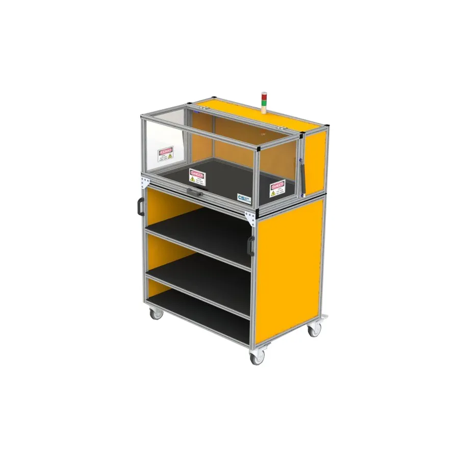 Carrinho Enclosure de Segurança HiPot Cortek SE-3624CT