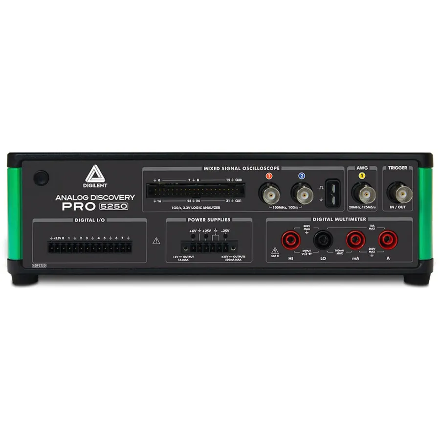 Osciloscópio Digilent ADP5250 2-Canais Mixed-Signal com DMM
