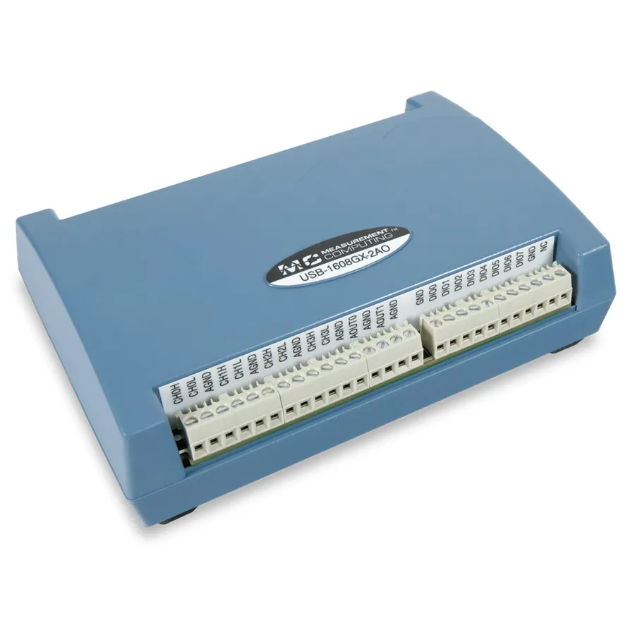 Dispositivo Digilent USB-1608GX-2AO DAQ USB Multifunção