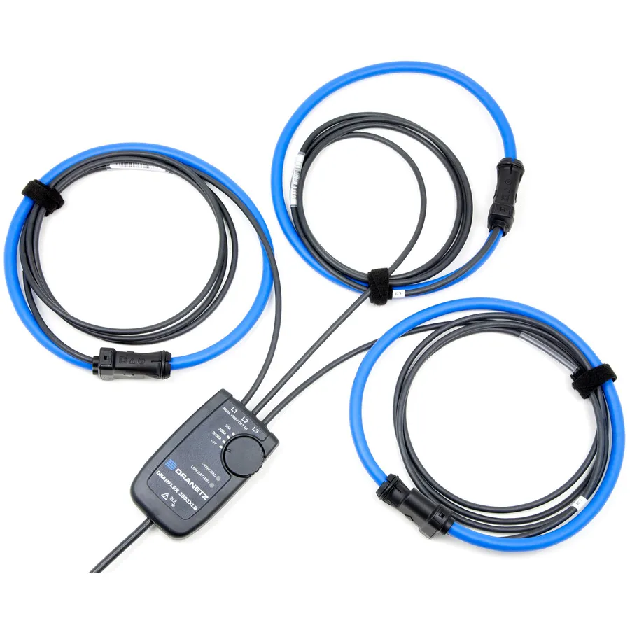 Sonda de Corrente Flexível Trifásica Dranetz DRANFLEX3003XLB24 de 24 polegadas