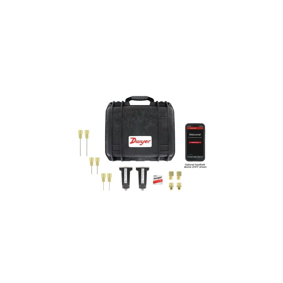 Manômetro Hidrónico Sem Fio Dwyer 490W-6-HKIT