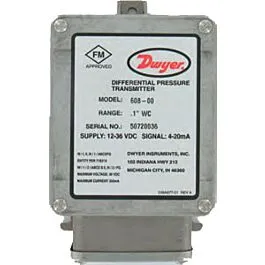 Transmissor de Pressão Diferencial Dwyer Instruments 608-5
