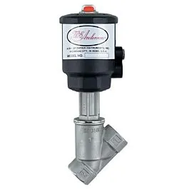 Válvula de assento angular em aço inoxidável Dwyer SAV-STF3-NC (NPT de 2")