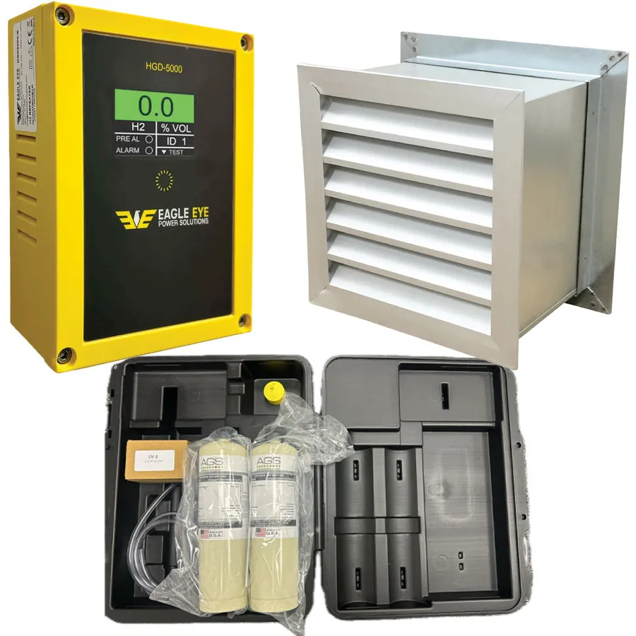 Kit Detector de Gás Hidrogênio Eagle Eye HGD-5000-ST