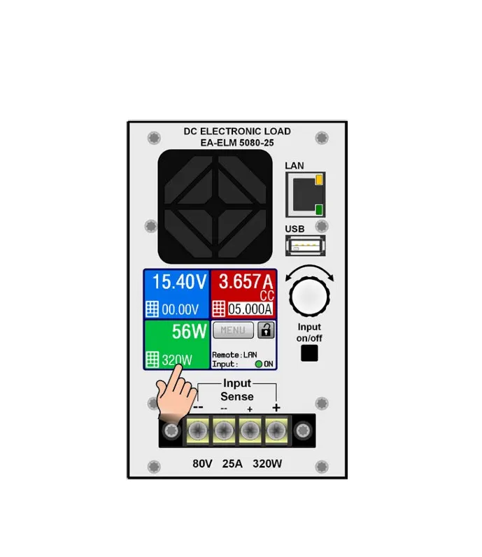 Carga Eletrônica Regenerativa Elektro-Automatik EA-ELM 5080-25