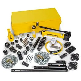 Cilindro Hidráulico Enerpac MS210 de 5 Toneladas e Conjunto de Bomba Manual