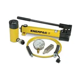 Conjunto de Cilindro Hidráulico e Bomba Manual Enerpac SCR-256H de 25 Toneladas