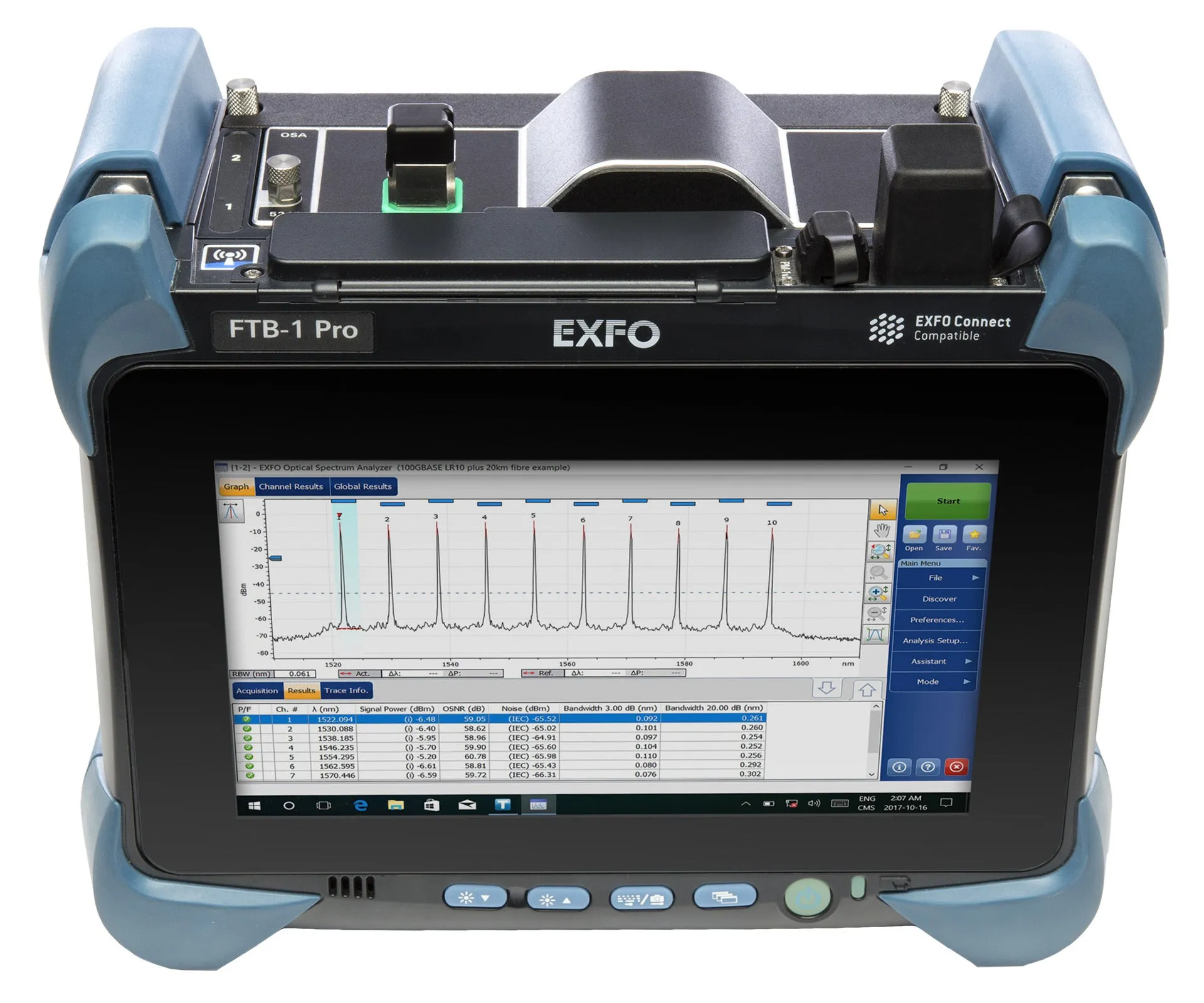 Analisador de Espectro Óptico EXFO FTBx-5235