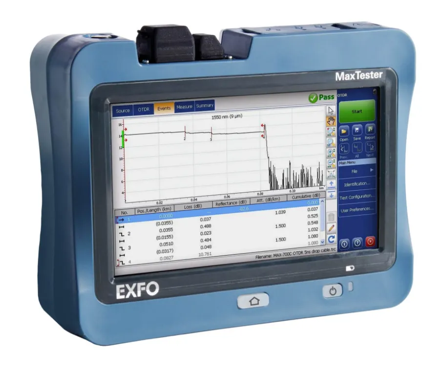 EXFO MAX-720D-Q2 OTDR Quádruplo