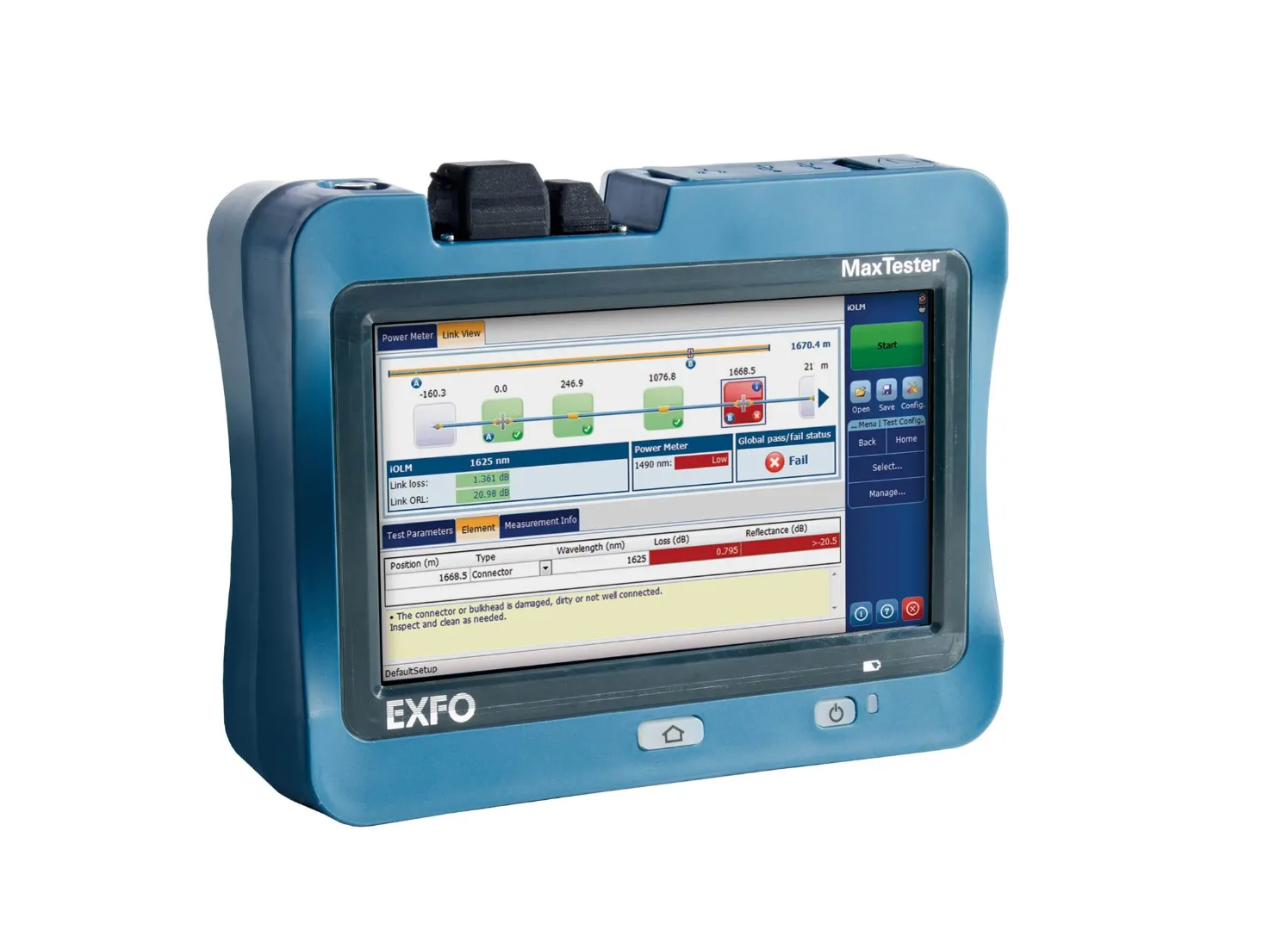 EXFO MAX-730C-SM1-XX OTDR Portátil