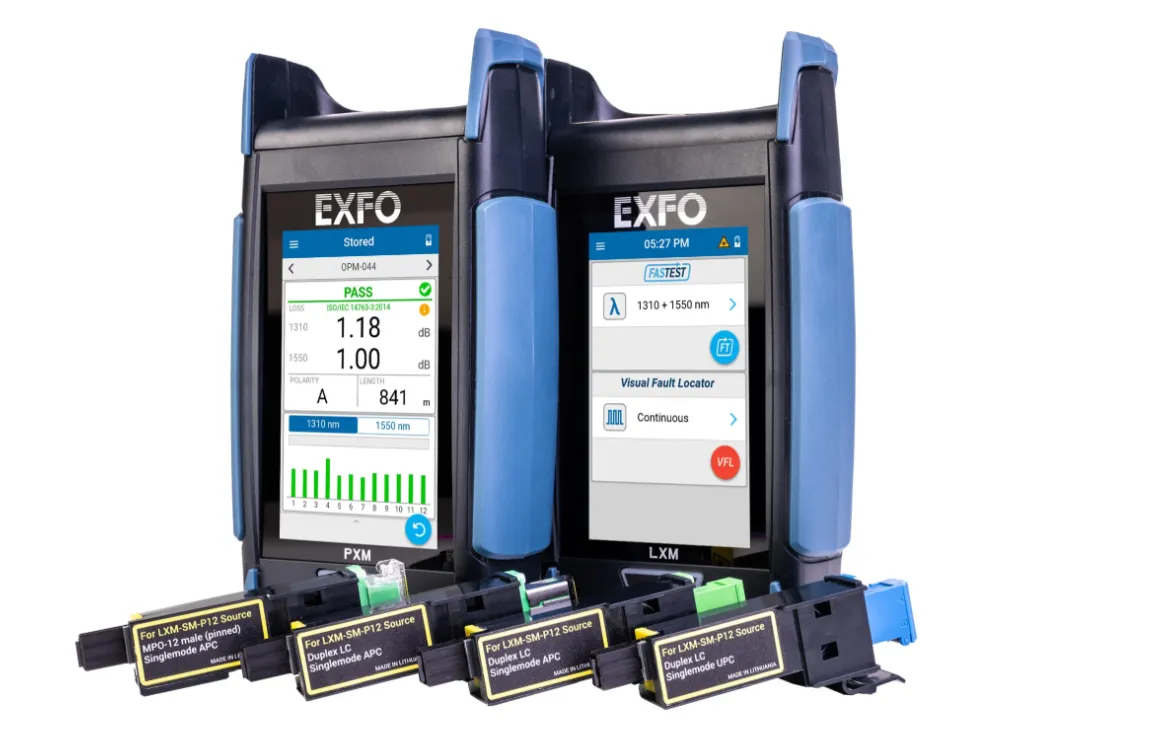 EXFO TK-XM-Q-P12-XX Testador Duplex e Multifibra