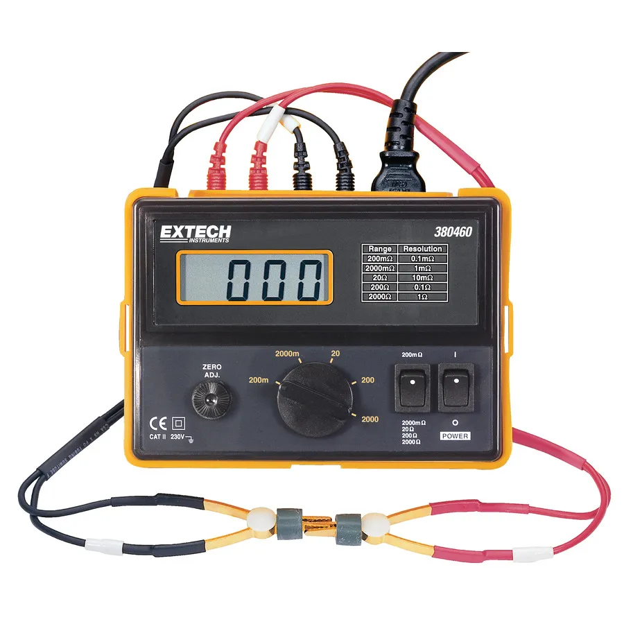 Medidor de Miliohm de Precisão Extech 380460