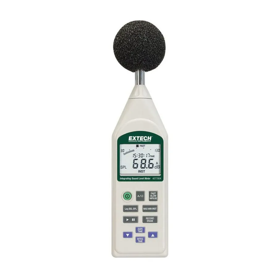 Medidor de Nível Sonoro Integrante Extech 407780A-NIST